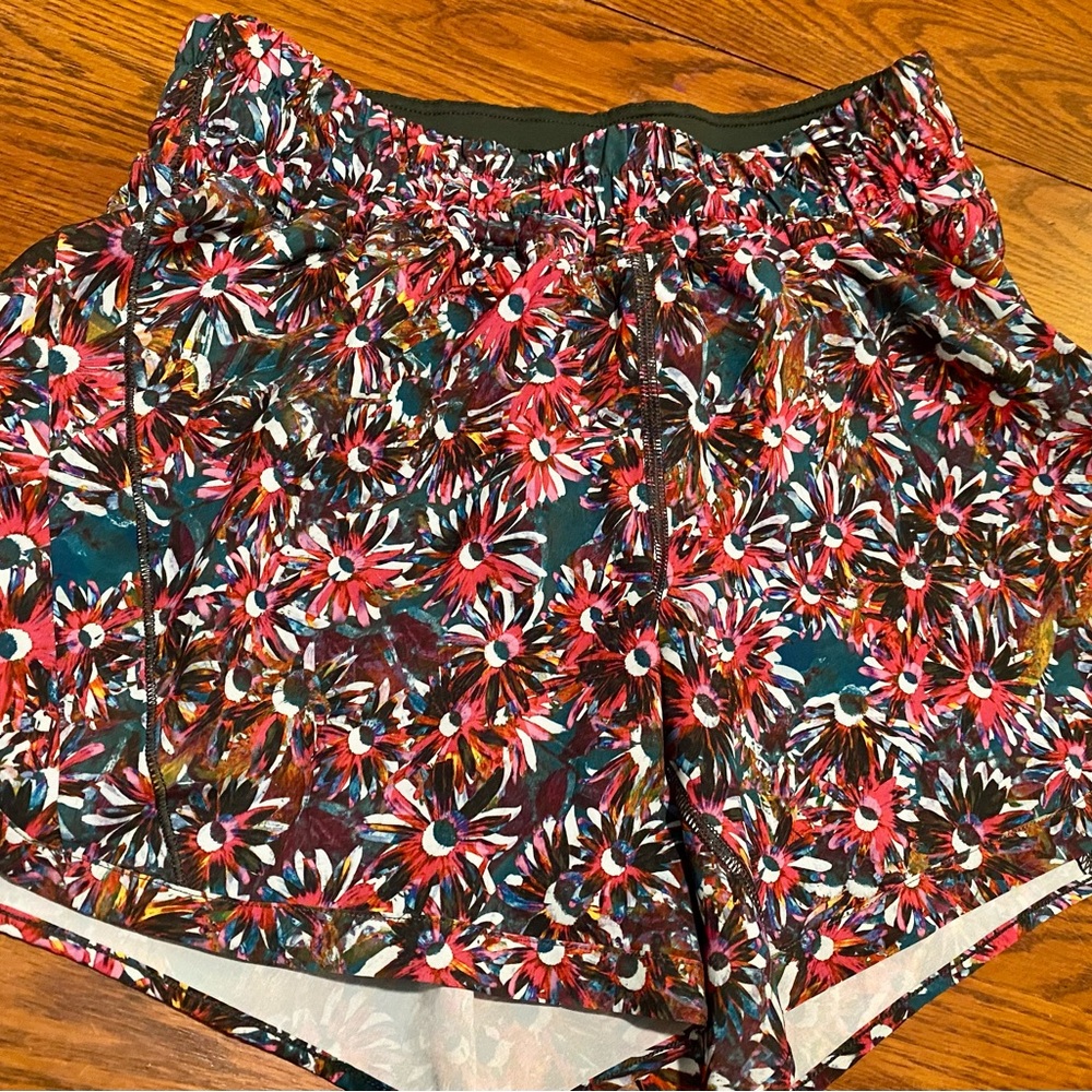 Lululemon Hotty Hot Floral Athletic Shorts